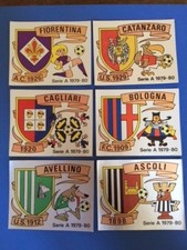 Panini calciatori 1979 / 80 1980 scudetto nuovi da bustina Juventus Milan ecc