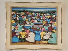 quadro olio su tela NAIF