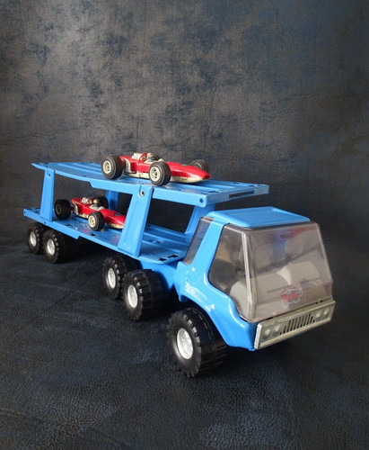 Rare camion plateau - plateau, porte