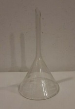 Vecchio IMBUTO da LABORATORIO in VETRO SOFFIATO di ALTARE (SAVONA)