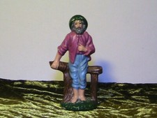 Statuina presepe in Bachelite/celluloide  made in italy anni 40/50 serie cm 10  