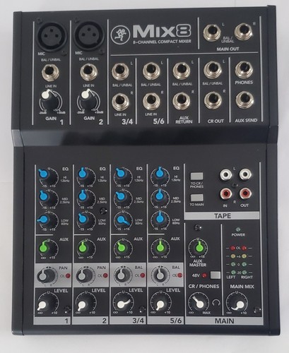 Mixer canali mackie mix8 - mixer,