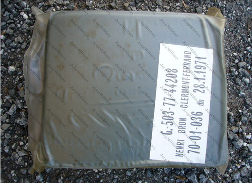 Coussin siège jeep willys - coussin,