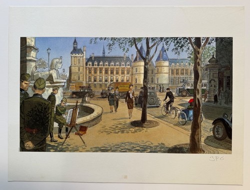 Litho gibrat vol du corbeau - litho,
