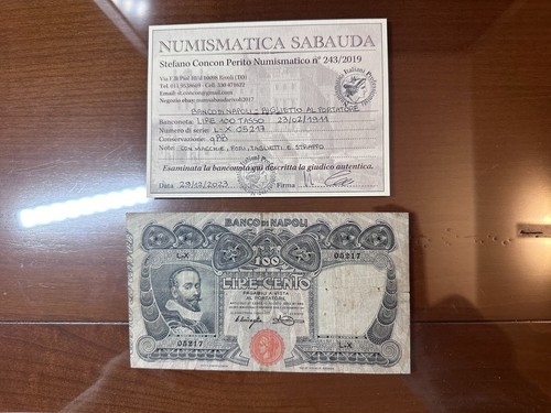 Biglietto portatore banco - biglietto, al