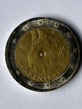 Moneta 2 Euro Carabinieri errore difetto di Conio