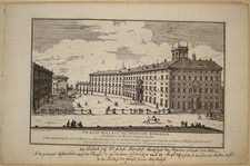incisione Palazzo Borghese Roma Alessandro Specchi etching engraving rome italy