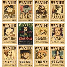 Poster One Piece Wanted Luffy