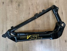 Cannondale Super V SL Triangolo Posteriore in Alluminio Nero Lucido/Giallo/Argento USATO
