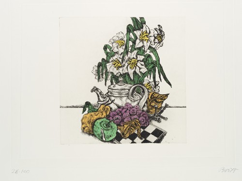 Composizione fiori brocca - composizione, fiori,