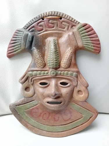 Maschera vintage azteca - azteca, maya