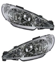 FARO FANALE PROIETTORE SINISTRA + DESTRA H7 H7 PEUGEOT 206 (09/1998-11/2005) 