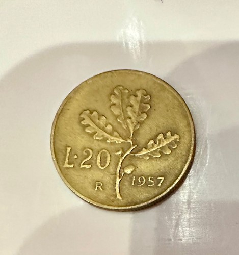 Moneta lire 1957 bellissima - moneta,