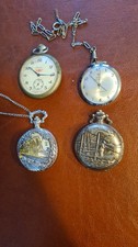 Lotto 4 Orologi da Tasca Vintage da Collezione
