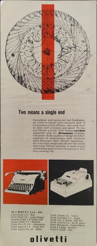 Olivetti advertising - olivetti,