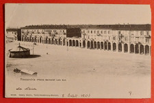 CARTOLINA ALESSANDRIA PIAZZA GARIBALDI LATO SUD 1903  ( C 95 )