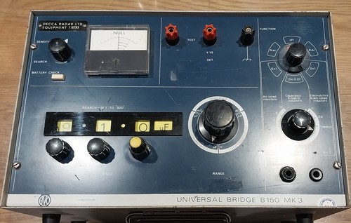 Misuratore lcr decca - lcr, avo
