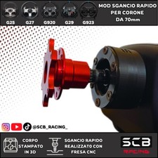 MODIFICA sgancio Rapido Per Volanti Logitech G29 G920 G25 G27