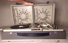 Philips Diamond Giradischi Fonovaligia anni 60 Portable record player design