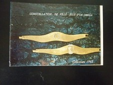 OMEGA Constellation De Ville Jeux d'or 1968 Rara Brochure Collezioni OROLOGIO 