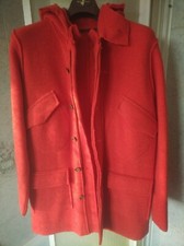 PRIVATE LIVES HOODED MONTGOMERY WOOL COAT JACKET GIACCA GIUBBOTTO HANDMADE ITALY