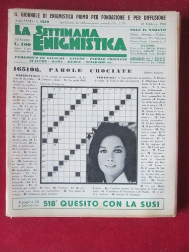 Settimana enigmistica 1979 - enigmistica,