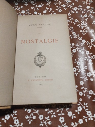 Nostalgia 1883 luigi gualdo - le,