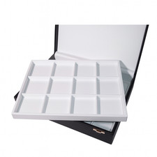 Custodia Gioielli 24 Scomparti 75x75 mm – 2 Piani con Supporto PendenteCustodia