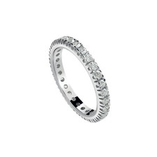 ANELLO VERETTA ETERNITY con DIAMANTI CERTIFICATI 2.00 ct Totale
