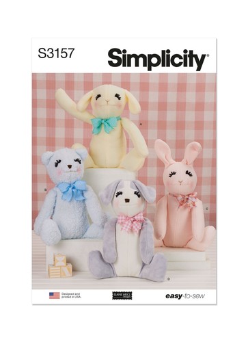 Simplicity 3157 peluche - simplicity,
