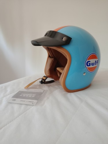 Casco jet vintage in pelle - casco,