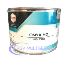 R-M HB 203 | Onyx HD vernice base opaca carrozzeria auto | Pure black 0,5 litri