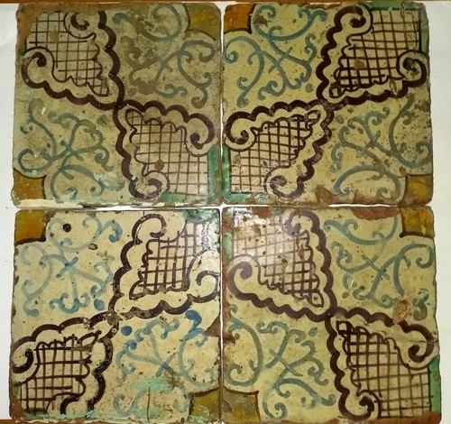 Antiche mattonelle maiolica - antiche,
