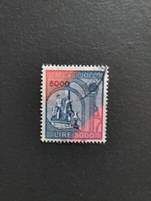 MARCA DA BOLLO DA 5.000 LIRE USATA
