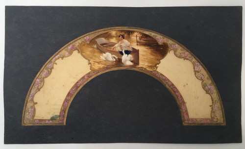 Progetto ventaglio art nouveau - progetto,