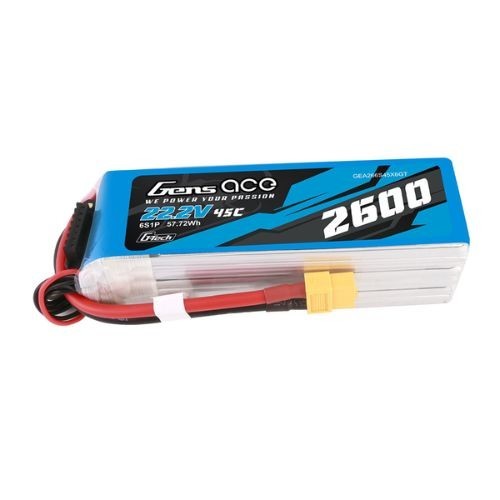 Batteria 2600mah 45c - 6s, 22.2v