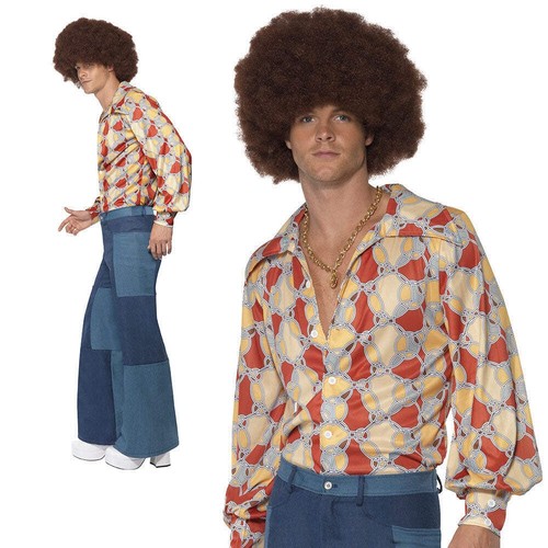Adulti 70s uomo patchwork - 70s,
