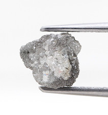 2,17 Cts Diamante Grezzo Nero