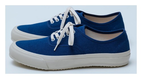 Doek oxford indigo scarpe - doek,