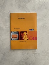 manuale d’istruzioni siemens c45 NUOVO