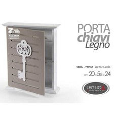 PORTACHIAVI CASSETTA APPENDI CHIAVI IN LEGNO DA PARETE HOME Cm 20 X 5,8 X 24 h