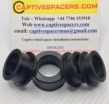 Distanziali ruota prigioniera Kawasaki ZX6R ZX6 2005 - 2006 05 06. Set ruote completo. Nero