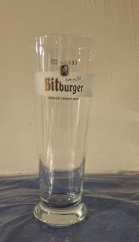 Bitburger pint glass - pint, brand