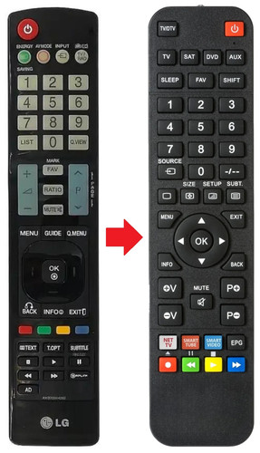 Telecomando adatto per - , lg