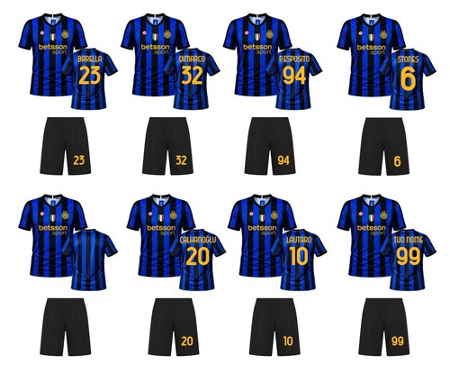 Kit maglia pantaloncino - pantaloncino, inter