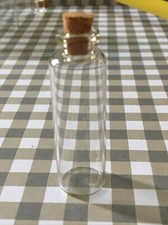 20 PZ MINI Bottiglie  IN VETRO con TAPPI in SUGHERO