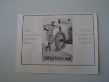 advertising Pubblicità 1928 PNEUMATICI PIRELLI SUPERFLEX CORD