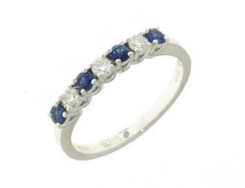 Anello veretta zaffiri - anello,
