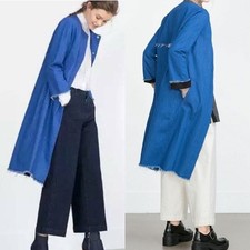 giacca spolverino denim senza