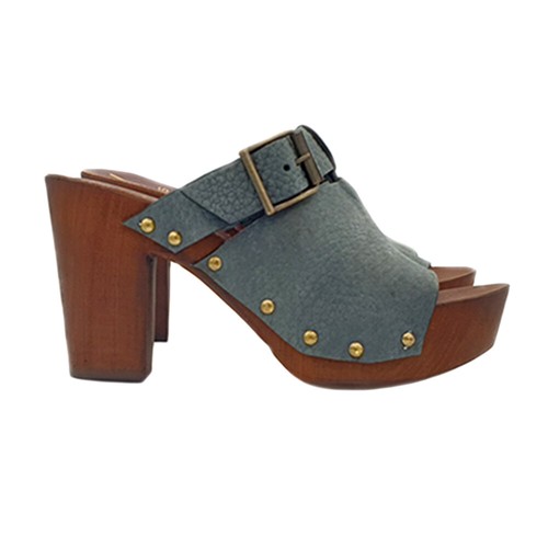 Mule donna con tacco in - mule,